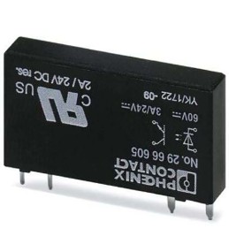 10 pcs - Phoenix Contact OPT-60DC/ 24DC/ 2 Series Solid State Relay, DIN Rail Mount, 72 V dc Load