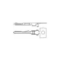 10 pcs : QR/P8-PC-221 - Rack & Panel Connectors PIN CONTACT CHAIN THIN WIRE
