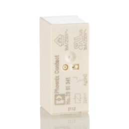 10 pcs - Phoenix Contact PCB Mount Power Relay, 24V dc Coil, 16A Switching Current, SPST