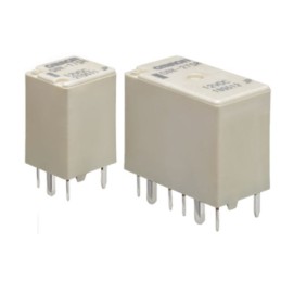 100 pcs - Omron PCB Mount Power Relay, 5V dc Coil, 5A Switching Current, SPST