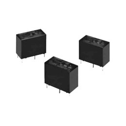 2 pcs - Omron PCB Mount Relay, 24V dc Coil, 10A Switching Current, SPST