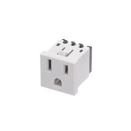 10 pcs : 1-208979-0 - AC Power Plugs & Receptacles RCPT CONVEN OUTLET W/COVER