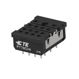 2 pcs - TE Connectivity 2071566 14 Pin 230V DIN Rail Relay Socket, for use with Relay