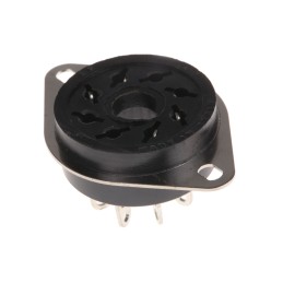 3 pcs - Finder 90 8 Pin 250V ac Flange Mount Relay Socket, for use with 60.12