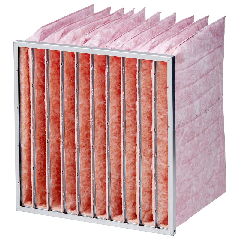 4 pcs - Camfil HI-FLO Series Glass Fibre Bag Filter, F9 Grade, 592 x 287 x 520mm