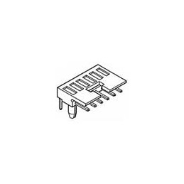 10 pcs : 91269-105LF - Headers & Wire Housings Header,R/A,SMT,Pol Latch,.76um GXT,5P