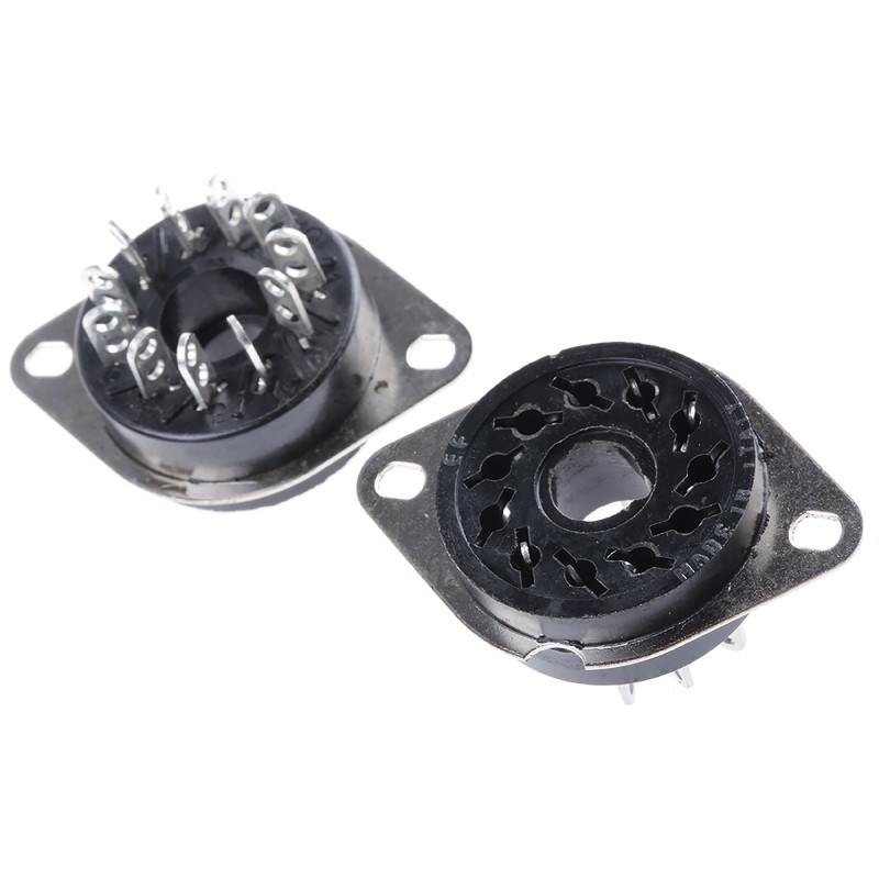 5 pcs - TE Connectivity 11 Pin 250V ac DIN Rail Relay Socket, for use with MT Series