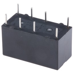 5 pcs - Omron PCB Mount Signal Relay, 3V dc Coil, 1A Switching Current, DPDT