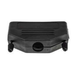 1 pcs - Amphenol ICC Thermoplastic D Sub Backshell, 50 Way, Strain Relief