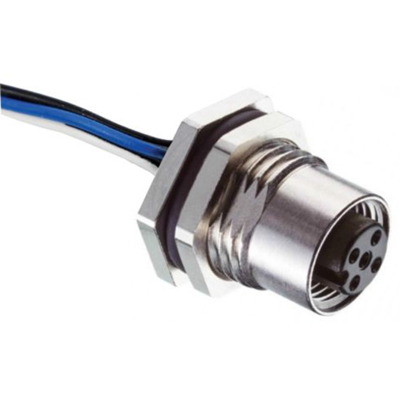 1 pcs - RS PRO Circular Connector, 4 Contacts, M12 Connector, Socket, Female, IP67