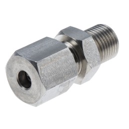 1 pcs - RS PRO In-Line Thermocouple Compression Fitting for Use with Thermocouple, 1/8 BSP, 4.5mm Probe, RoHS Compliant Standard