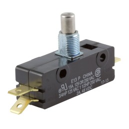 1 pcs - ZF Button Micro Switch, Tab Terminal, 15 A @ 250 V ac, SPDT