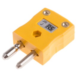 1 pcs - RS PRO In-Line Thermocouple Connector for Use with Type J Thermocouple, Standard Size, JIS Standard