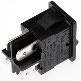 1 pcs - Arcolectric (Bulgin) Ltd DPST, On-Off Rocker Switch Panel Mount