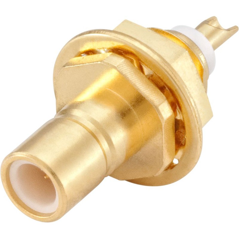1 pcs - Rosenberger, Plug SMB Connector, 50Ω, Solder Termination, Straight Body