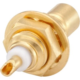 1 pcs - Rosenberger, Plug SMB Connector, 50Ω, Solder Termination, Straight Body