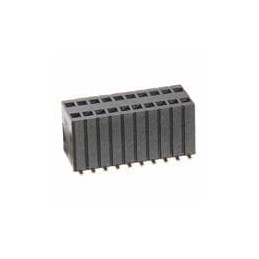 10 pcs : M52-5150545 - Headers & Wire Housings DIL,Vert Socket,SMT 5P,Double Row, Gold