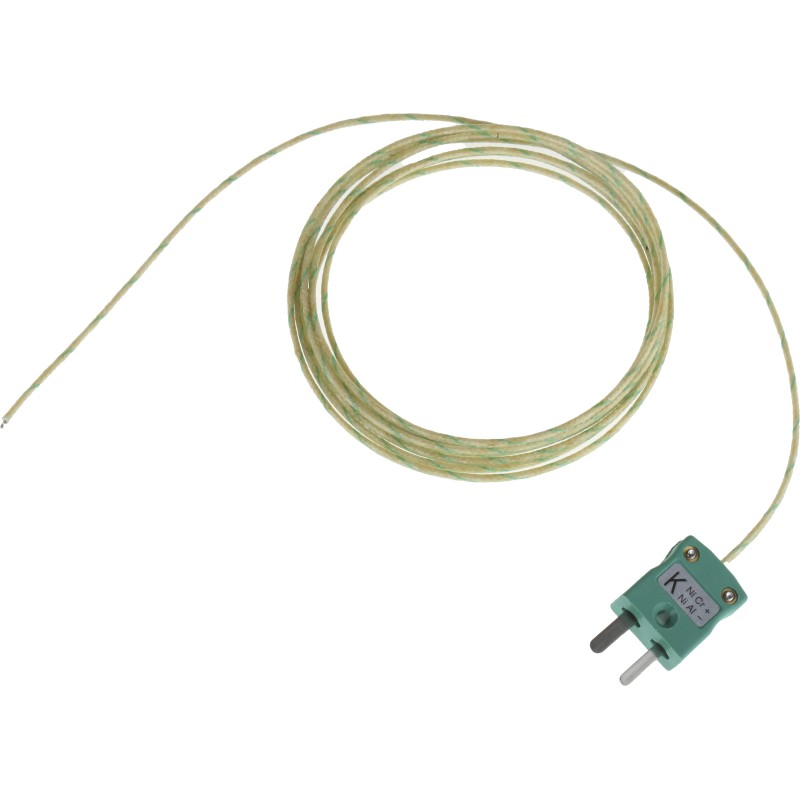 1 pcs - RS PRO Type K Thermocouple 2m Length, 1/0.315mm Diameter - +350°C