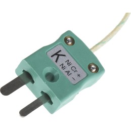 1 pcs - RS PRO Type K Thermocouple 2m Length, 1/0.315mm Diameter - +350°C