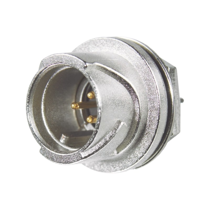 1 pcs - Hirose Circular Connector, 6 Contacts, Panel Mount, Socket, Male, IP67, IP68, LF Series