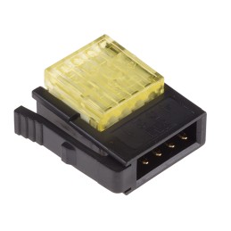 1 pcs - 3M 4-Way IDC Connector Plug for Cable Mount, 1-Row