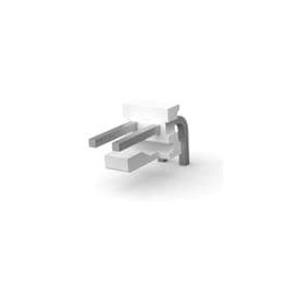 10 pcs : 640387-2 - Headers & Wire Housings POLARIZED HDR RA 2P Square post tin