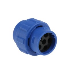 1 pcs - Bulgin Circular Connector, 6 Contacts, In-line, Miniature Connector, Plug, Male, IP68, Buccaneer 400 Series