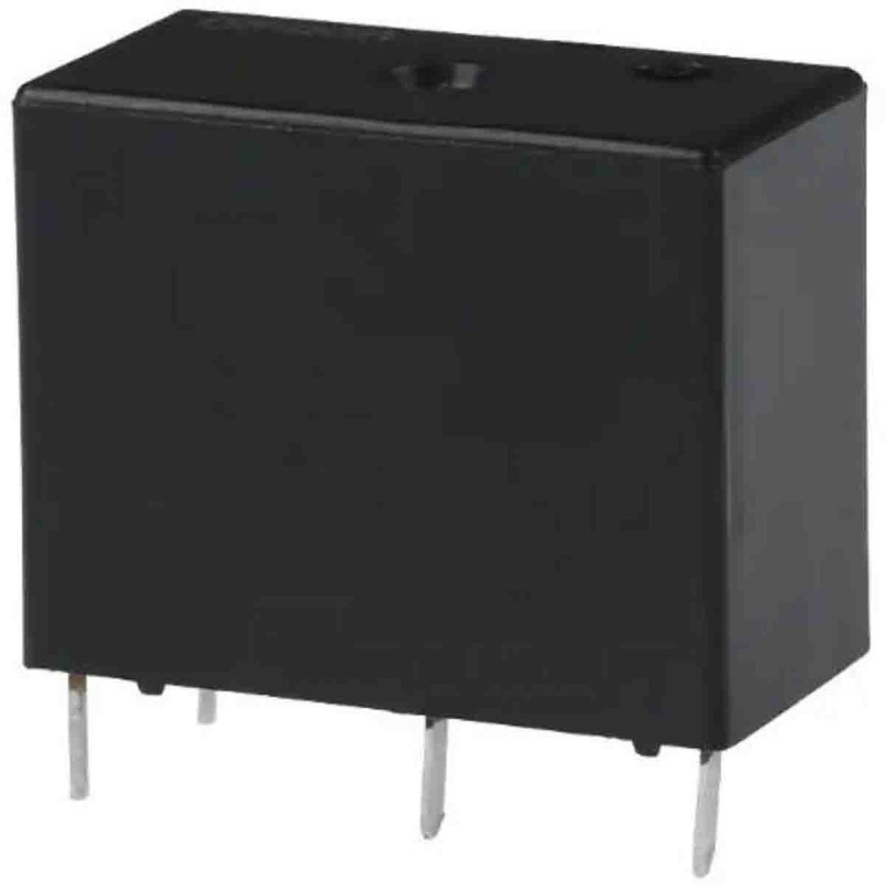 5 pcs - Omron Power Relay, 12V dc Coil, 10A Switching Current, SPST