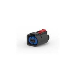 10 pcs : 3-1718624-2 - Automotive Connectors 2POS,AMP MCP2.8,SOCK HSG,CODE C,ASSY,SLD