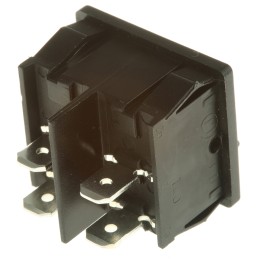 1 pcs - Marquardt DPST, On-None-Off Rocker Switch Panel Mount