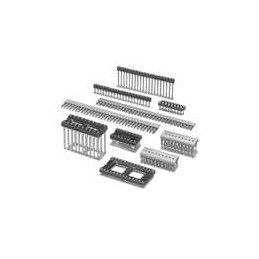 10 pcs : XR2A-1411-N - IC & Component Sockets Socket DIP Term 14P 7.62mm .25AuPlate