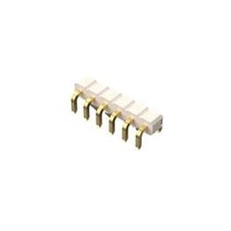 10 pcs : BG304-06-A-0500-L-G - Board to Board & Mezzanine Connectors 6w, 2.54mm Pth Hdr, U Shaped, Single Insul, LCP Natural, Bo