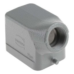 1 pcs - HARTING Han B Heavy Duty Power Connector Hood, PG16 Thread