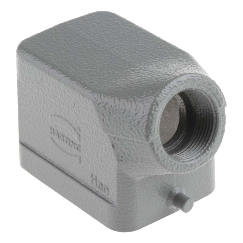 1 pcs - HARTING Han B Heavy Duty Power Connector Hood, PG16 Thread