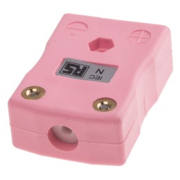 1 pcs - RS PRO In-Line Thermocouple Connector for Use with Type N Thermocouple, Standard Size, IEC Standard