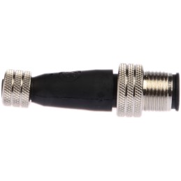 1 pcs - Brad from Molex 4 Pole M8 Socket to 4 Pole M12 Plug Adapter