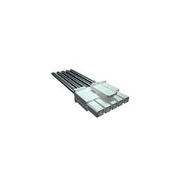 10 pcs : PMSS-02-16-K-03.00-S - Rectangular Cable Assemblies .165' Power Mate Single Row Discrete Wire Cable Assembly, Socket