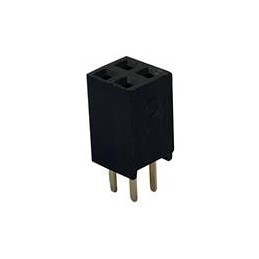 10 pcs : RS2-10-G - Headers & Wire Housings RECEPTACLE STRIP 10P 2.54MM PITC