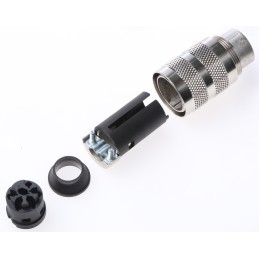 1 pcs - Binder Circular Connector, 6 Contacts, Cable Mount, M16 Connector, Plug, Male, IP40, 581 Series