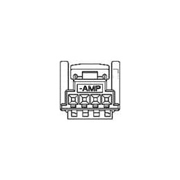 10 pcs : 1473672-2 - Automotive Connectors 025 PLUG ASSY