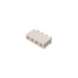 10 pcs : BG302-04-A-L-G - Board to Board & Mezzanine Connectors 4w, 2.54mm Pth Socket, SIL, TH, Horiz, GF, LCP Natural, Box