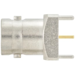 1 pcs - Rosenberger BNC Series, jack PCB Mount BNC Connector, 50Ω, Through Hole Termination, Straight Body