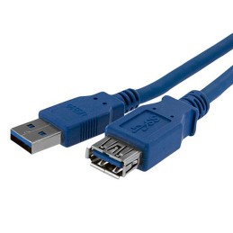 1 pcs - StarTech.com USB 3.0 Cable, Male USB A to Female USB A USB Extension Cable, 1m