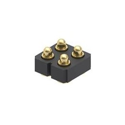10 pcs : 813-22-004-30-000101 - Headers & Wire Housings SPRING LOADED HEADER 2R 4P VERT MNT SMT