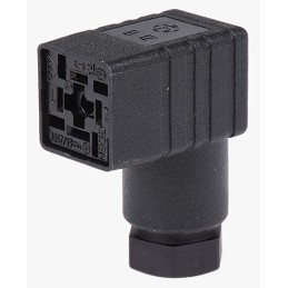 1 pcs - Hirschmann GDSN 2P+E DIN 43650 C, Female Solenoid Valve Connector, 250 V ac/dc Voltage