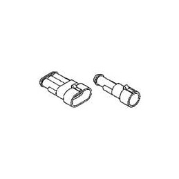 10 pcs : 282103-1 - Automotive Connectors HSG CAP 1X01C F/H