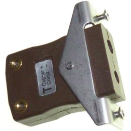 1 pcs - RS PRO Panel Mount Thermocouple Connector for Use with Type T Thermocouple, Standard Size, JIS Standard