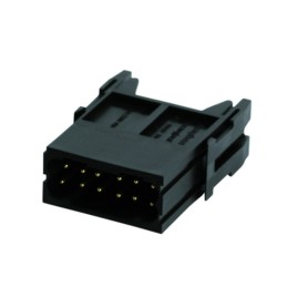 1 pcs - Amphenol Industrial Heavy Duty Power Connector Module, 10A, Male, Heavy Mate C146 Series, 12 Contacts