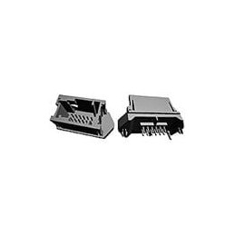 10 pcs : 953264-1 - Automotive Connectors 18W MQS STRAIGHT HE