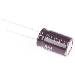 5 pcs - Nichicon 100μF Aluminium Electrolytic Capacitor 100V dc, Radial, Through Hole - UPS2A101MHD